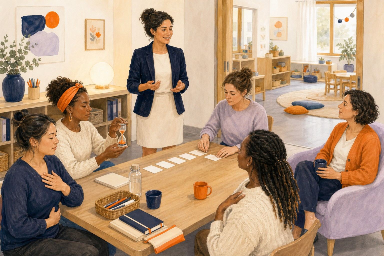Des professionnelles testent plusieurs moyens concrets de réguler le stress au travail.
