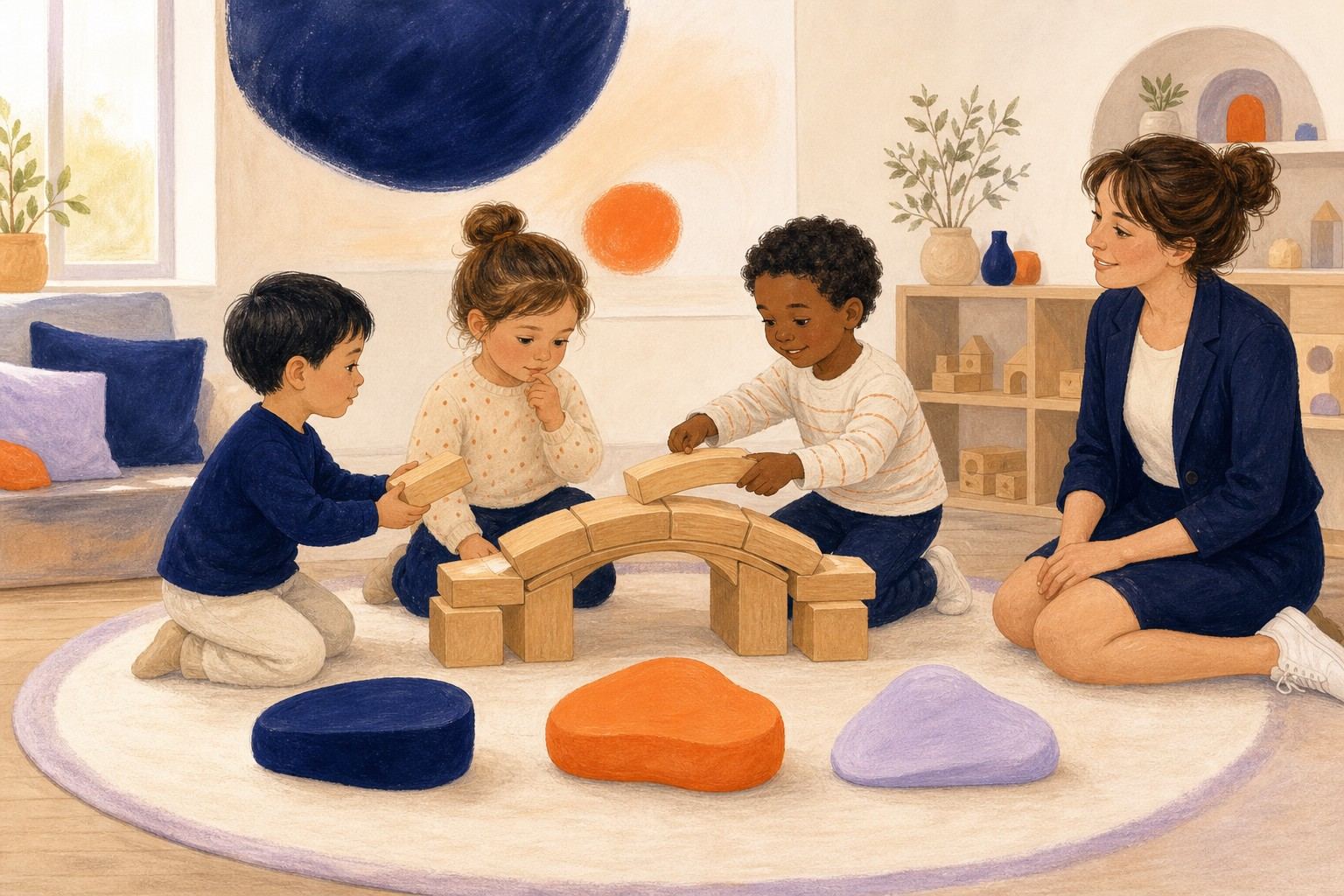 Illustration du thème Émotions / estime de soi / bien-être